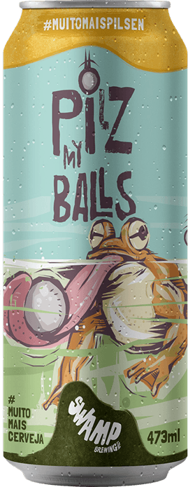 Lata Pilz My Balls da Swamp Brewing